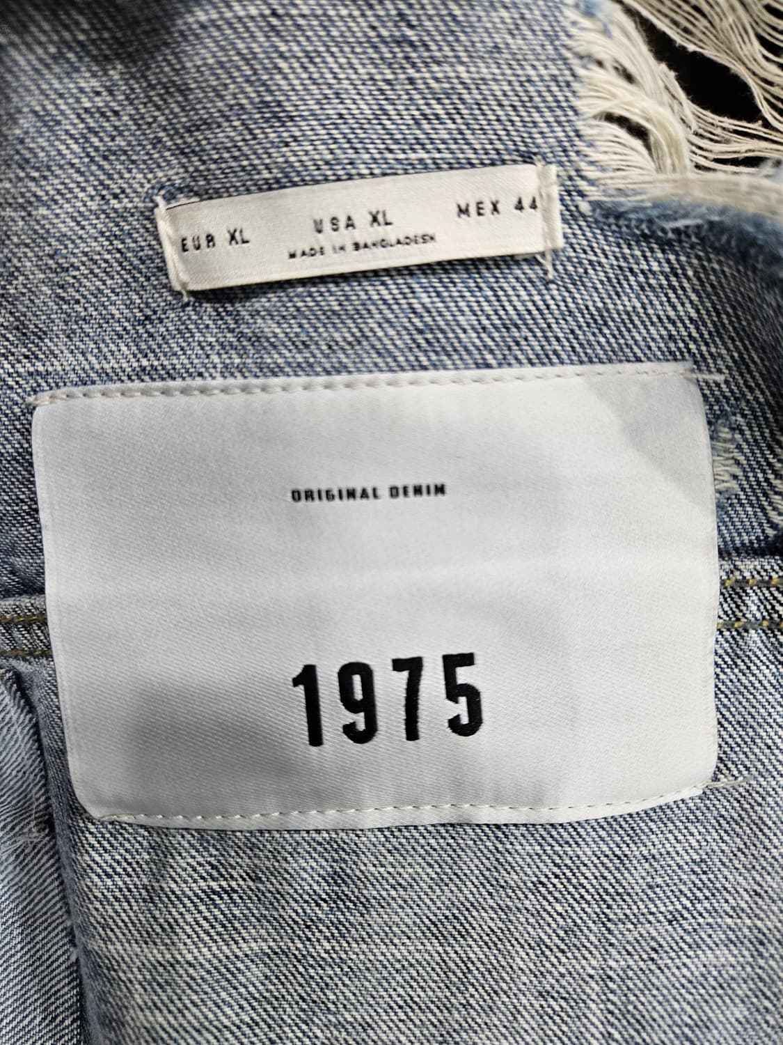 1975 남성 슬림핏 100~105 빈티지 데님자켓  상품이미지3