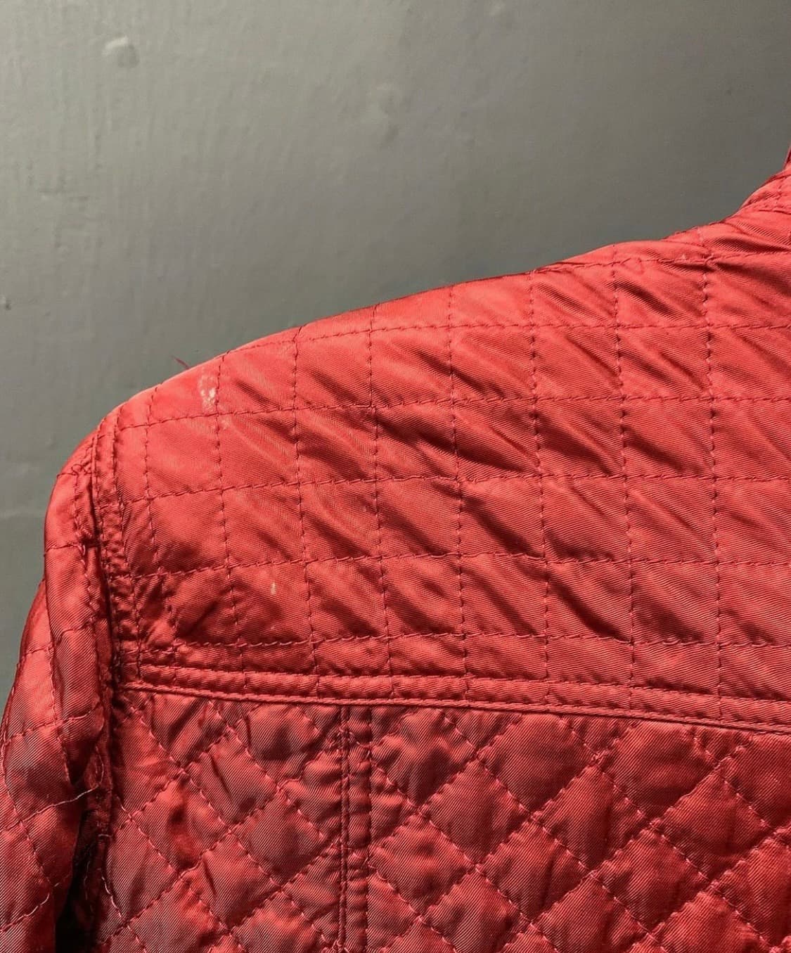 큐프라 스냅 버튼 디테일 퀼팅 블루종 타입 재킷 상품이미지7