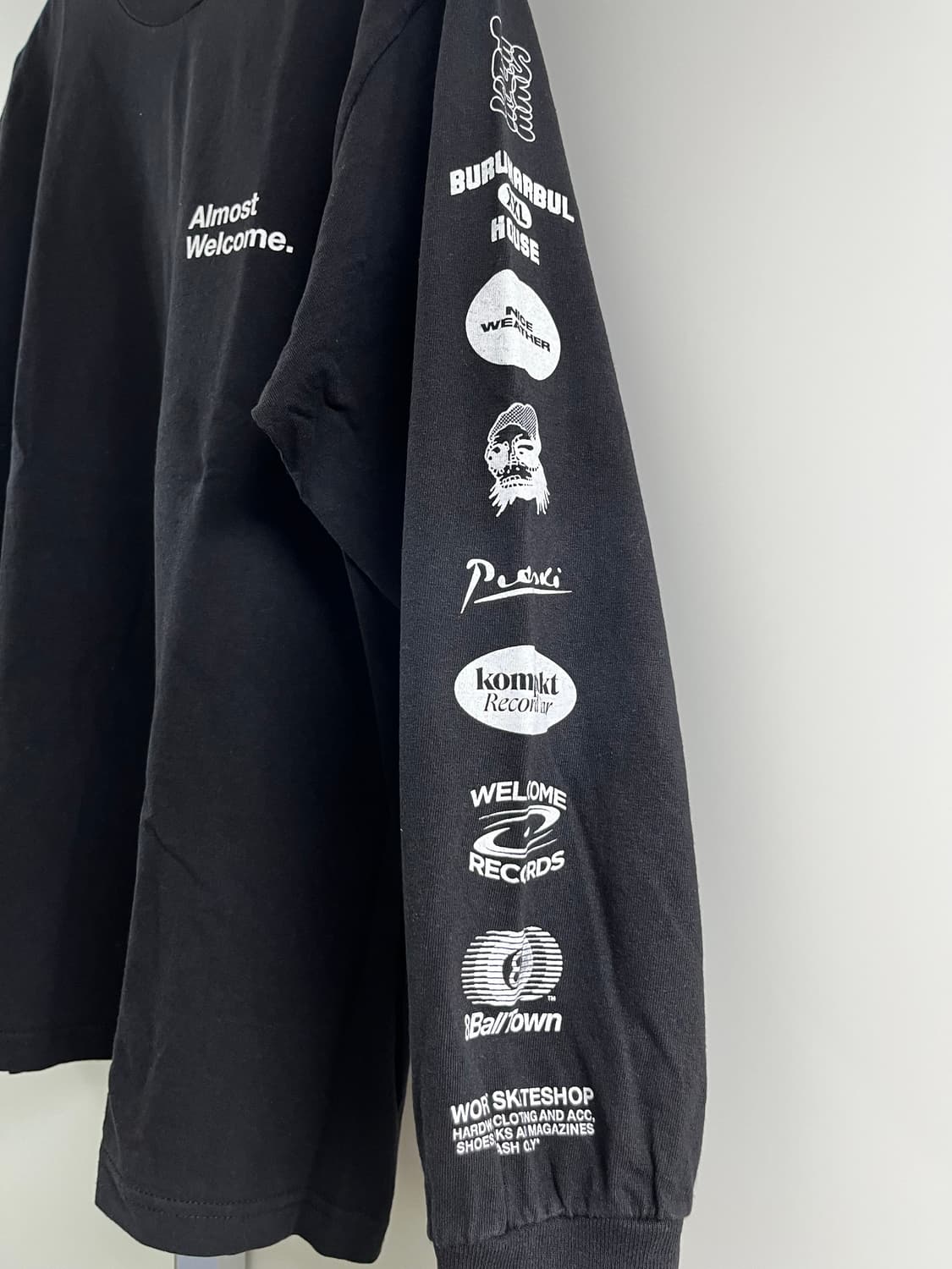 제이에스 키오스크 서포트 롱슬리브 블랙 L 상품이미지8