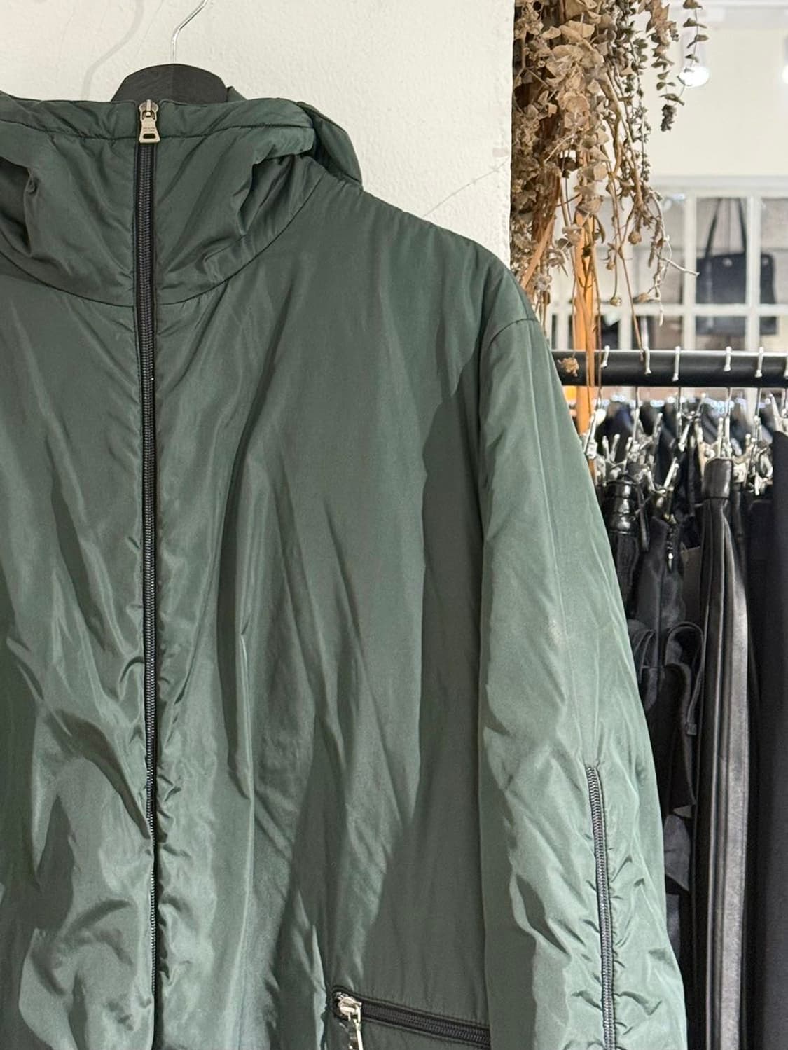 프라다 스포츠 99aw 카키 테크니컬 나일론 패딩 자켓 상품이미지3