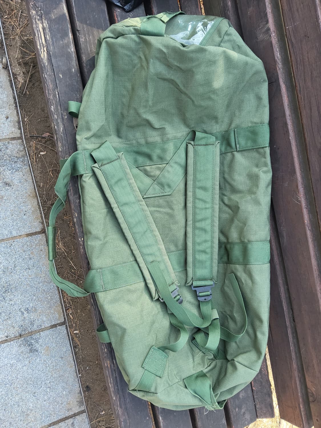 미군정품 신형더블백 A급 올리브 상품이미지4