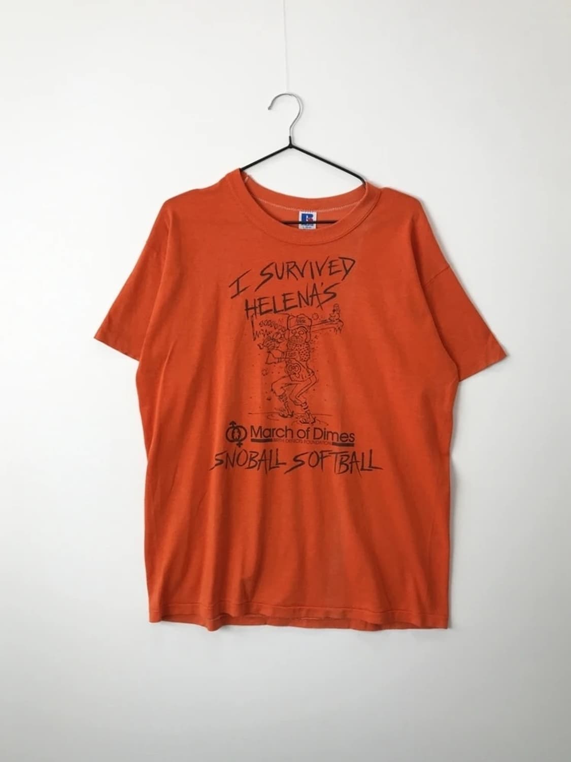 90s Russell USA Softball Tee 상품이미지4