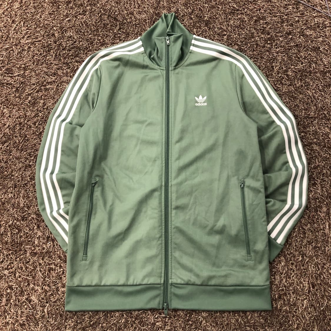 2XL 아디다스 베켄바우어 카키 말차 투웨이 져지 트랙자켓 상품이미지1