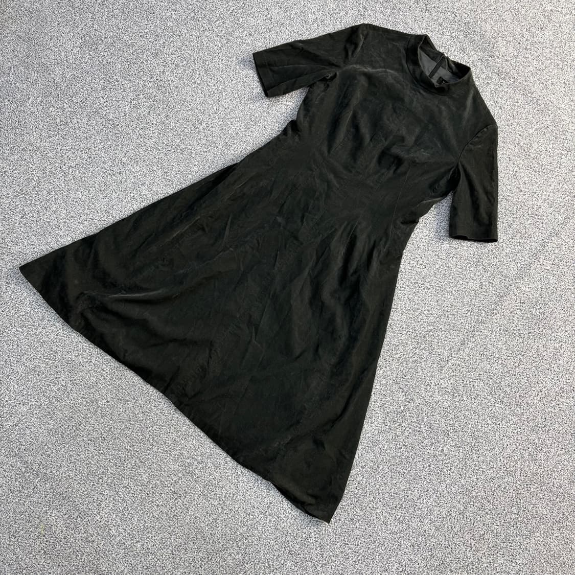 82 타임 벨루아 반팔 롱 원피스0414J 상품이미지1