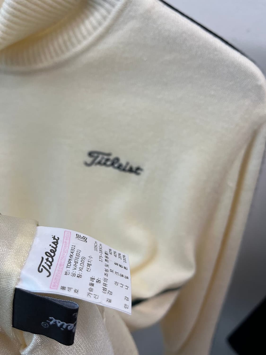 105) 타이틀리스트 터틀넥 방풍니트  상품이미지6