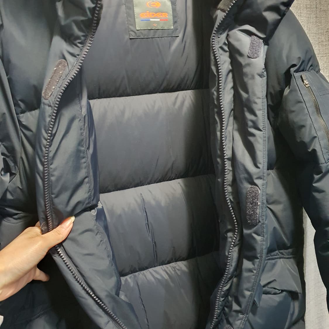 아이더 남성 루센트 덕다운 롱패딩  상품이미지7