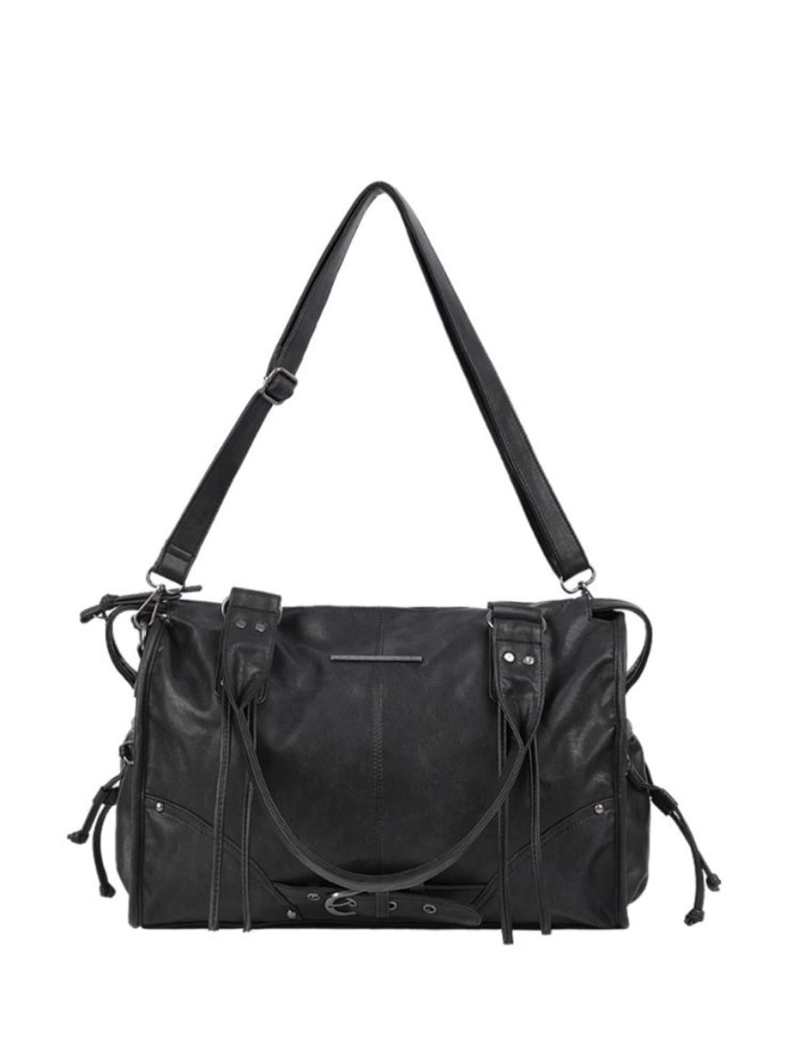 벨티드 워싱 레더백 (BLACK) F25QE990 상품이미지8