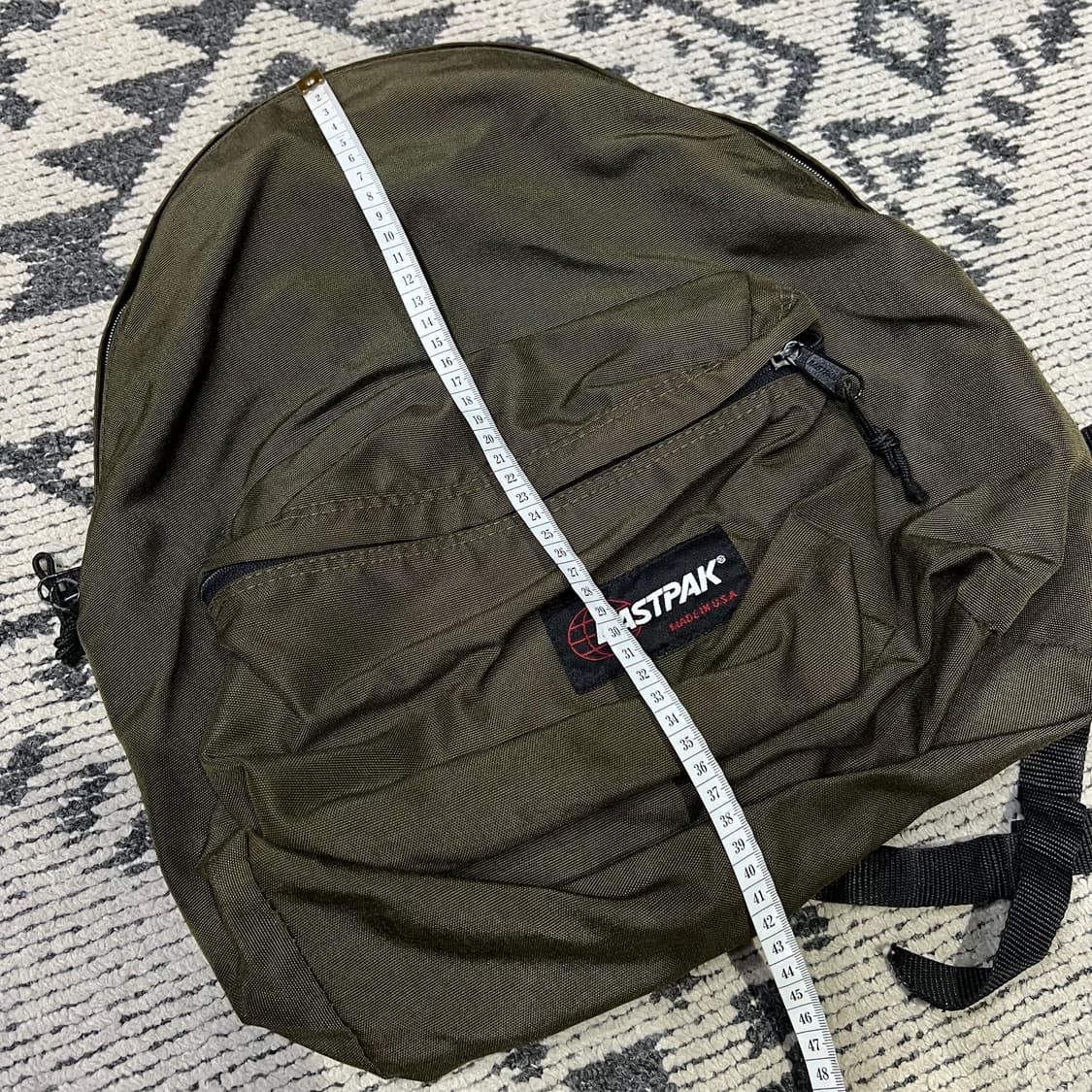 1990s Eastpak USA 이스트팩 올리브 백팩 상품이미지9