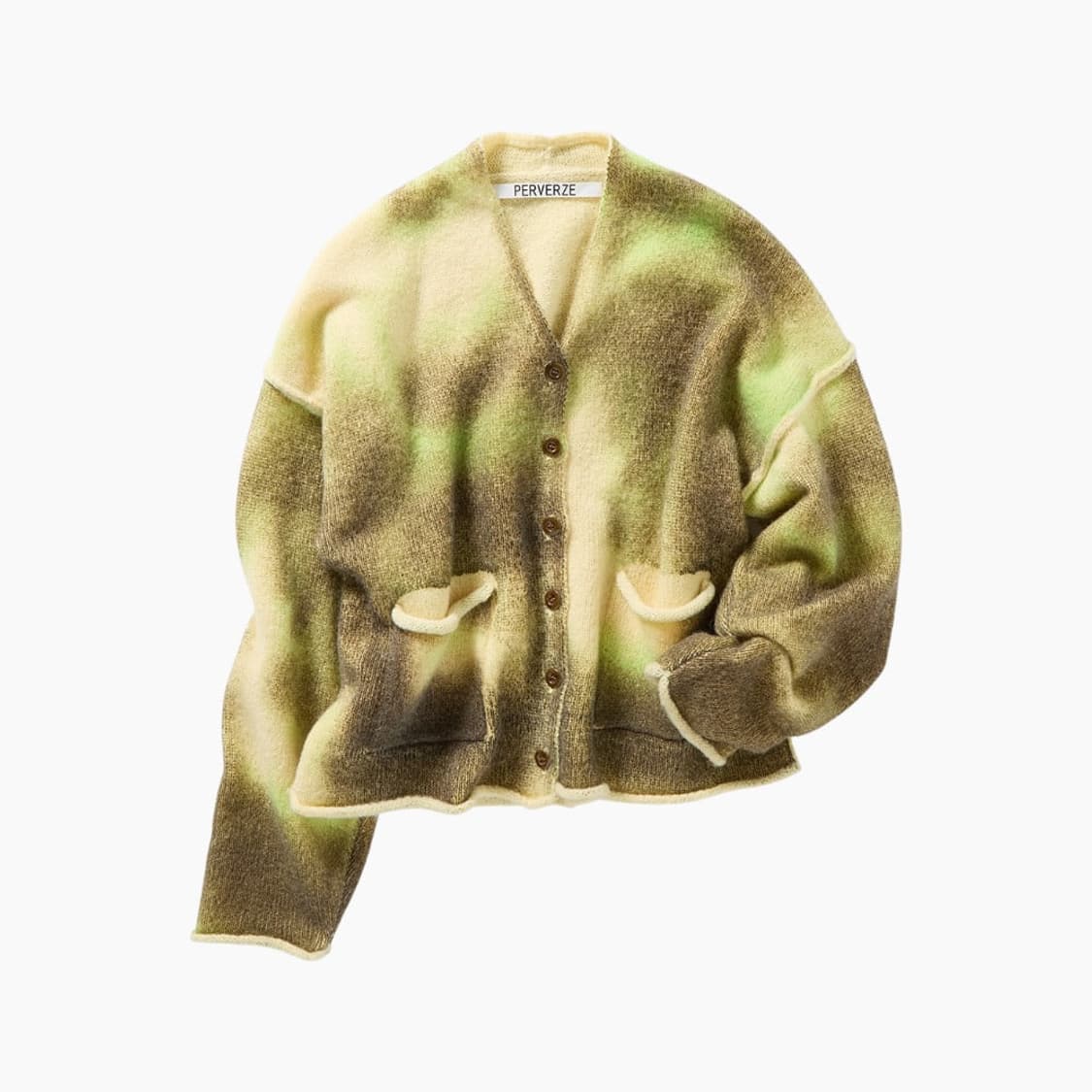 퍼버즈 스프레이 니트 가디건 크림 미개봉 새제품 판매 상품이미지1