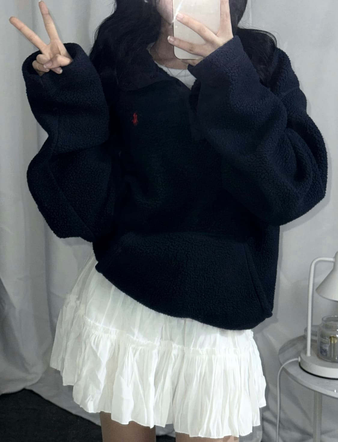 🐰폴로 랄프로렌 미니 포니 후리스 반집업 희귀매물❤️ 상품이미지1