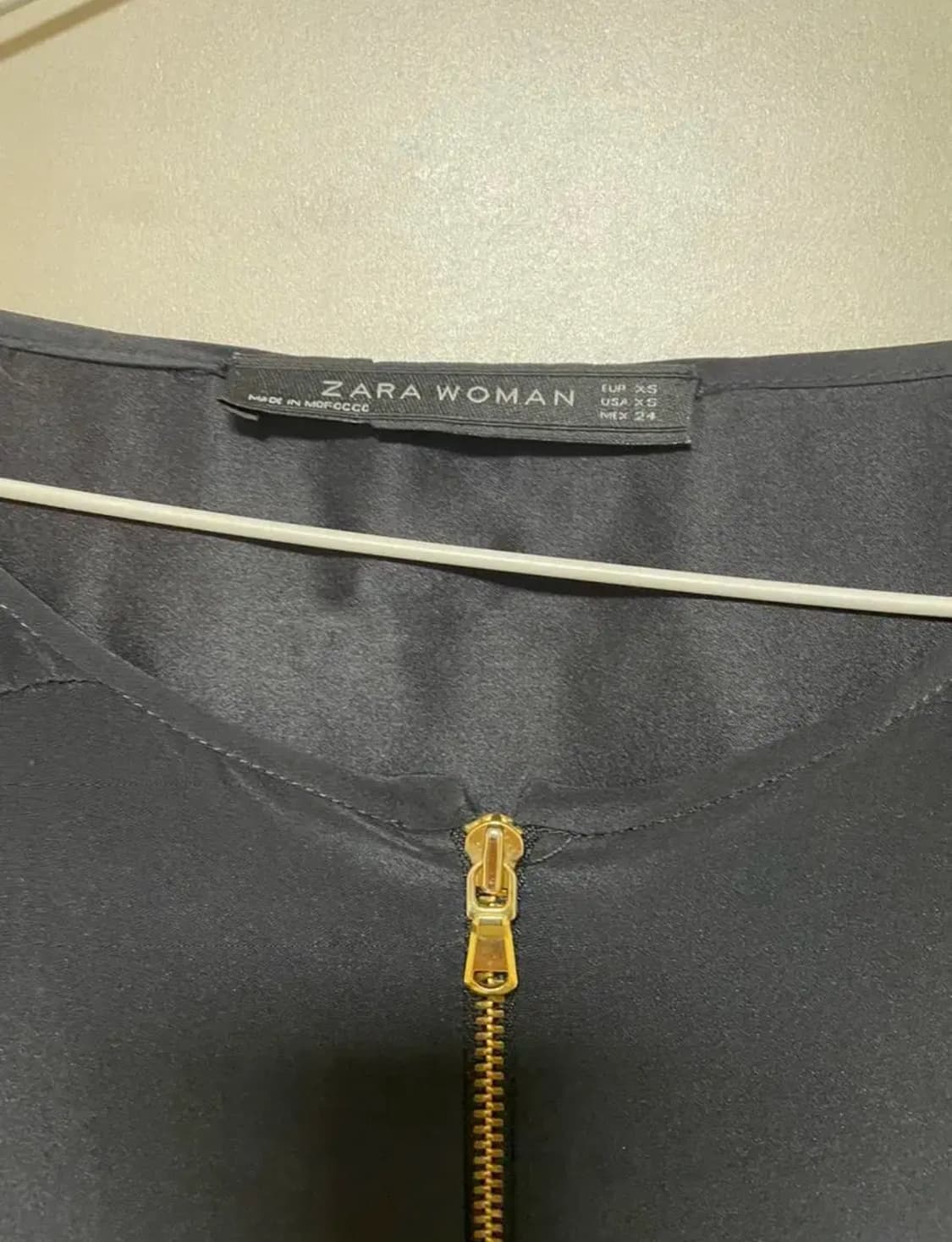 자라 Zara 여성 멀버리실크100% 점퍼 XS 사이즈 상품이미지2