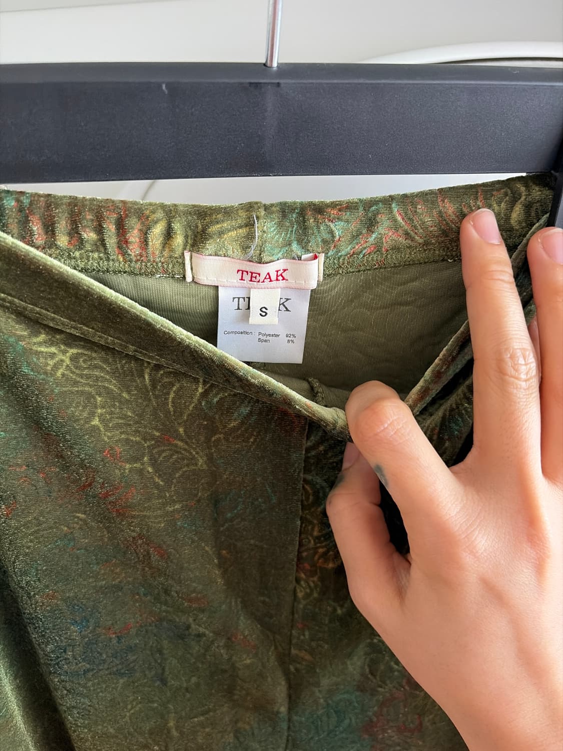 Teak 벨벳 팬츠 상품이미지6
