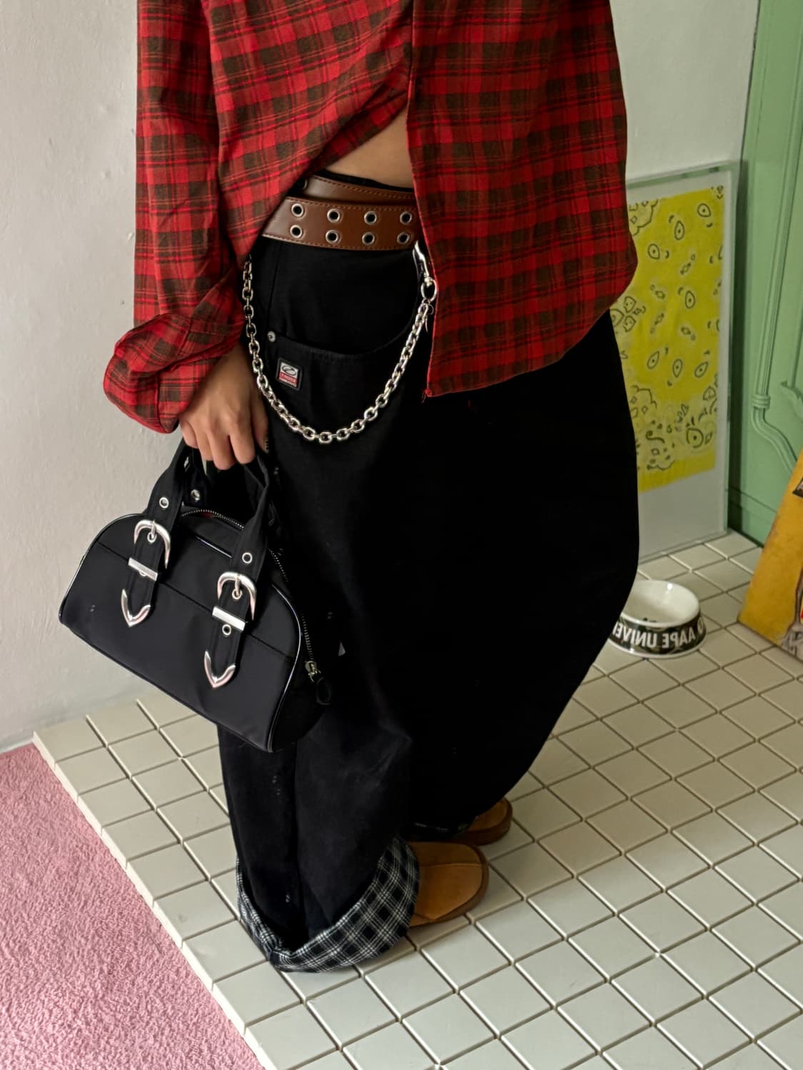 빔즈 하이빔도트백 가방 상품이미지3