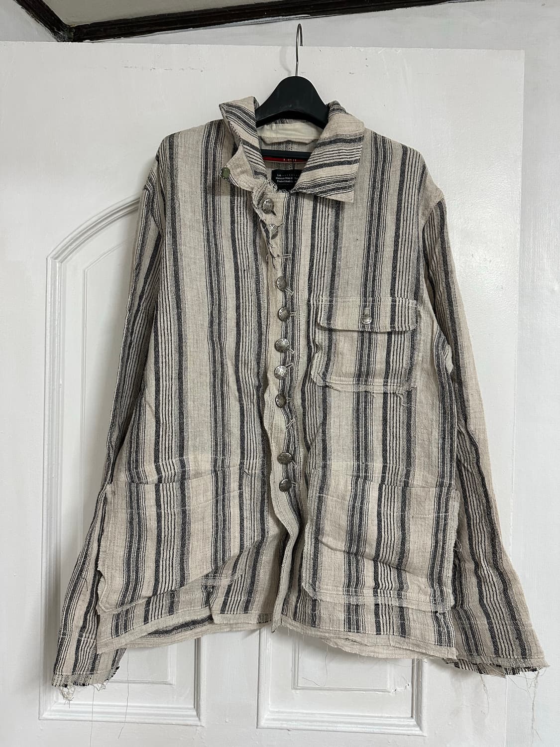 레 린넨 커버올 자켓 L 상품이미지4