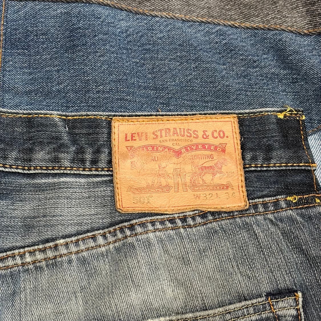 XL 리바이스 데님 커스텀 자켓 상품이미지4