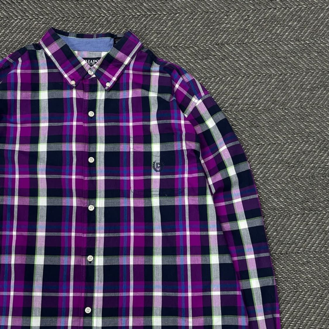 챕스 랄프로렌 체크 셔츠v0377 상품이미지4