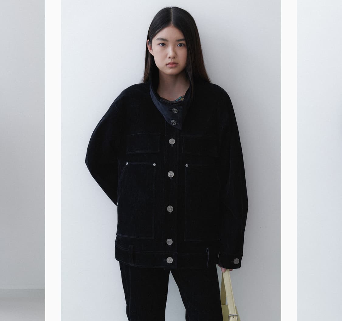 에핑글러 오버사이즈 벨벳데님 상품이미지1