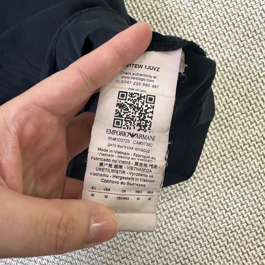 M 엠포리오 아르마니 반팔 티셔츠 0407D 상품이미지3