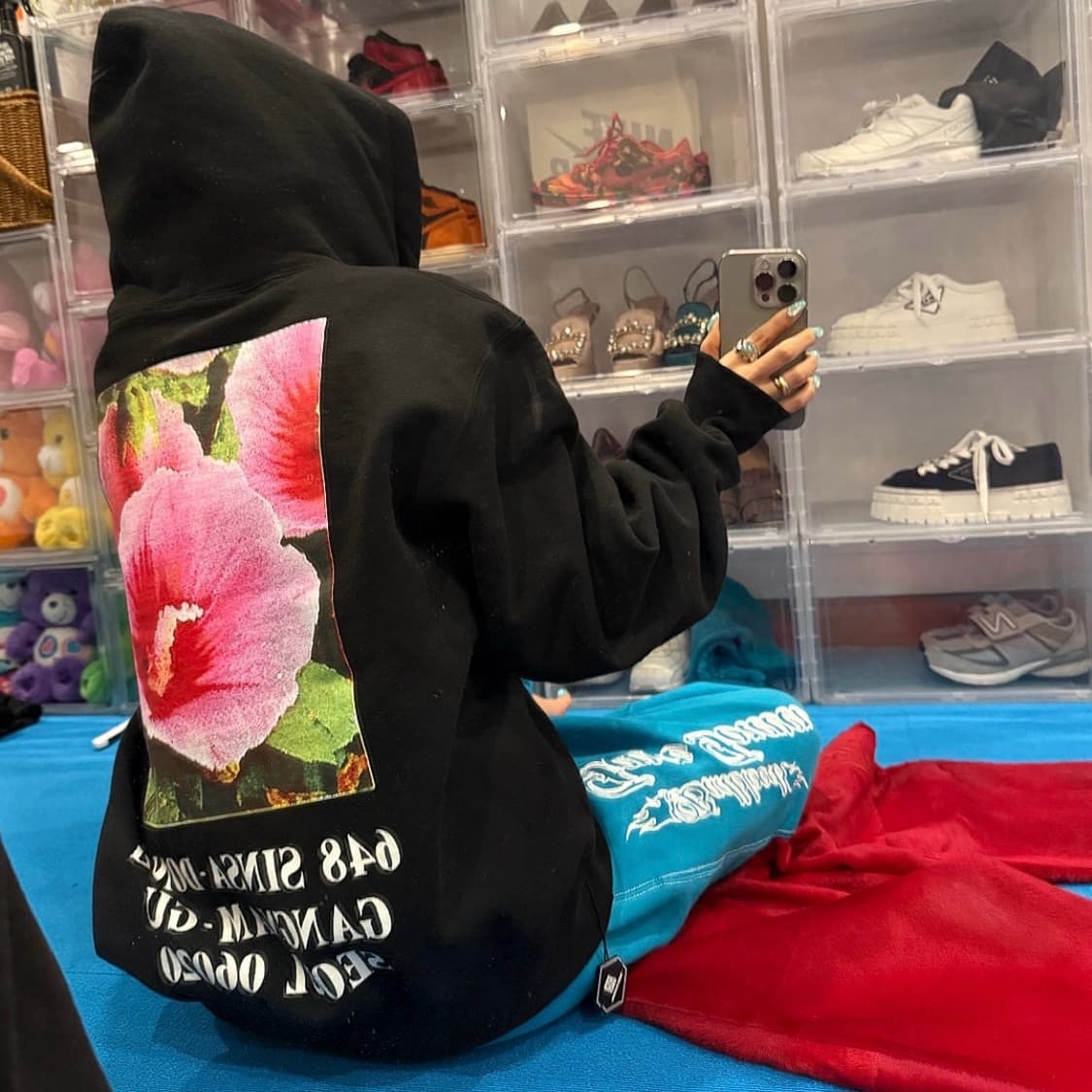 슈프림 23FW 서울 무궁화 박스로고 후드 블랙 상품이미지10