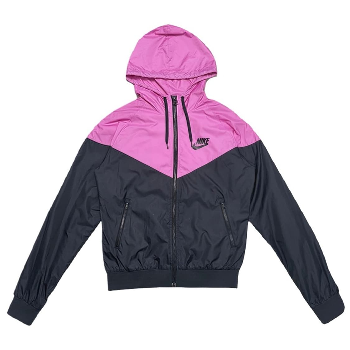 NIKE 윈드러너 블랙 & 핑크 L 상품이미지1