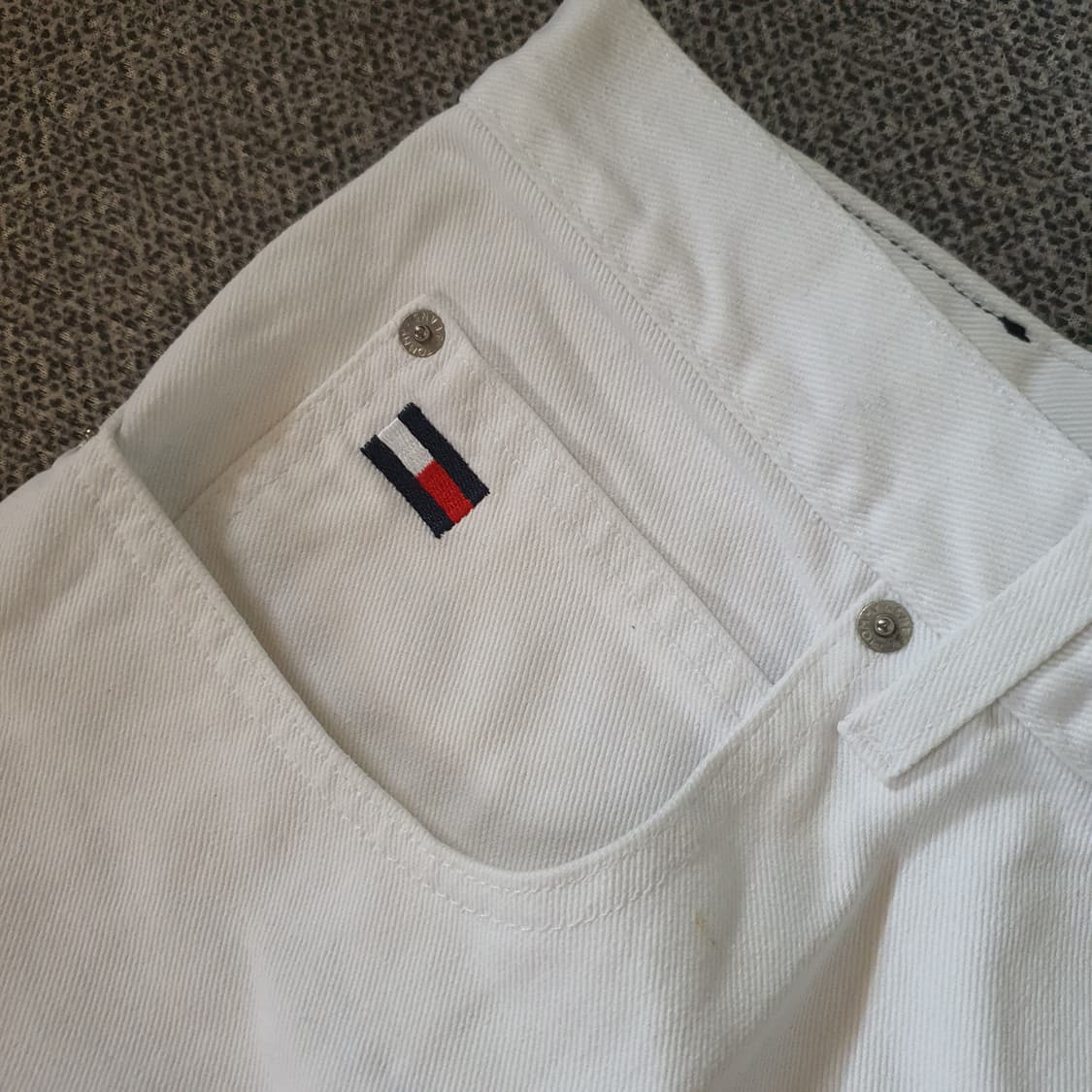 90s타미 힐피거 빈티지 카펜터 데님 숏팬츠 상품이미지5