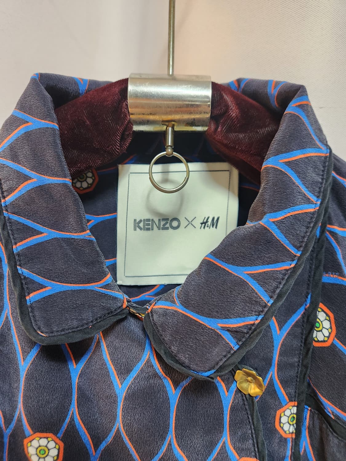 KENZOxH&M 패턴 플리츠 미니 원피스 상품이미지5