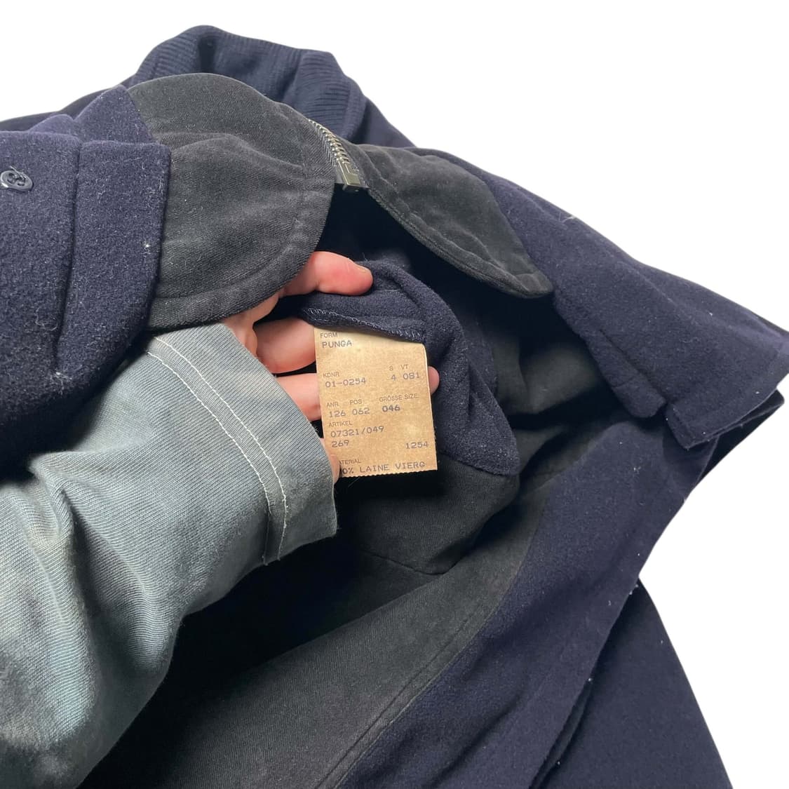 90's hugo boss 더블 칼라 빅 코트 상품이미지9