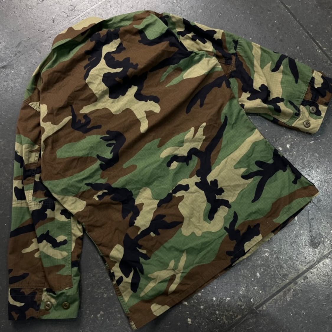 100 미군 우드랜드 카모플라쥬 밀리터리 BDU 자켓 상품이미지5