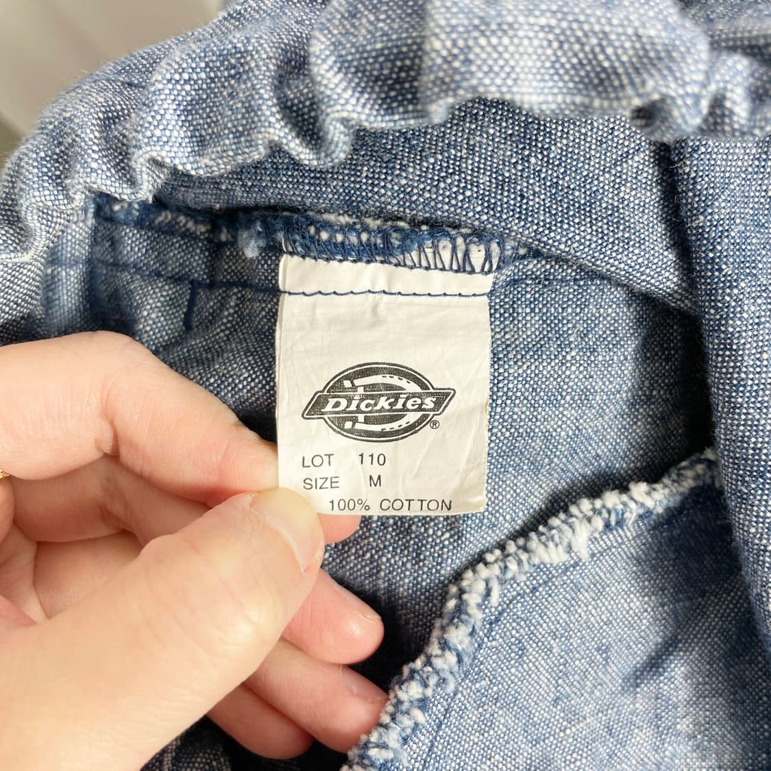 B1 디키즈 워크웨어 데님 아노락 M(95-100)사이즈 상품이미지6