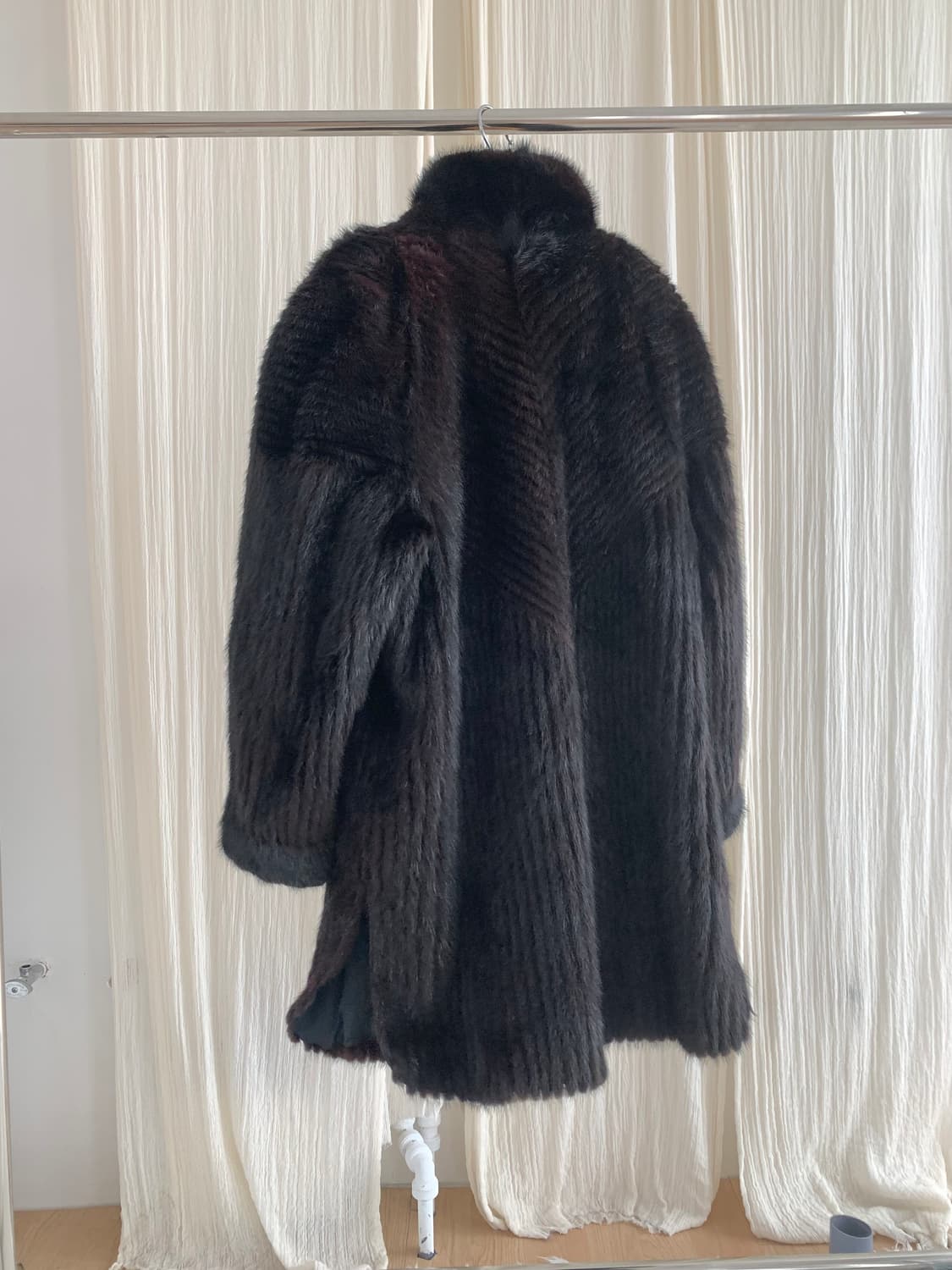 Chevron mink coat 상품이미지2