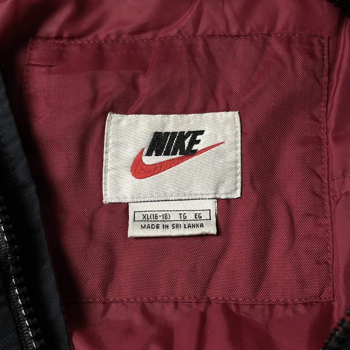 NIKE 1990s 나이키 빈티지 블랙 집업 후드점퍼 A00367 상품이미지9