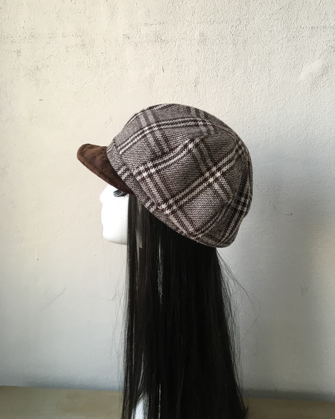  check pattern cap 상품이미지3