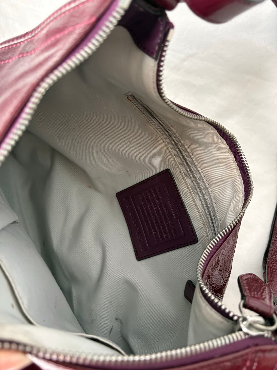 Coach wine 2way shoulder bag 상품이미지6