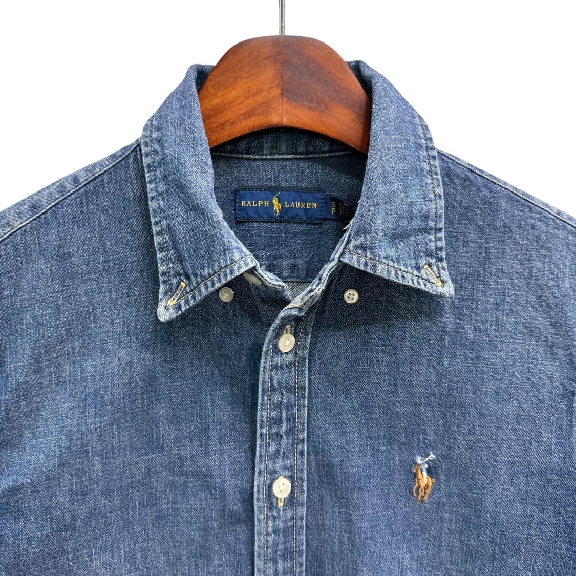 [S] 폴로 데님 셔츠원피스 상품이미지4