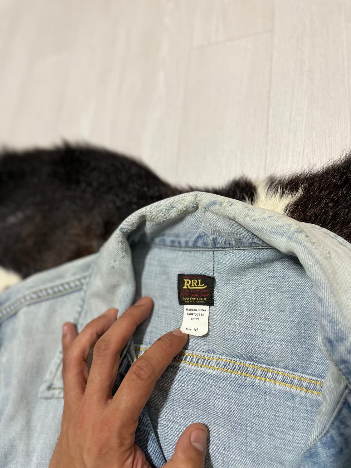 RRL 리랜드 데님 트러커 M size Lot271 상품이미지4