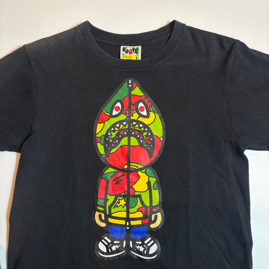 베이프 그래픽 프린트 반팔 티셔츠 상품이미지2