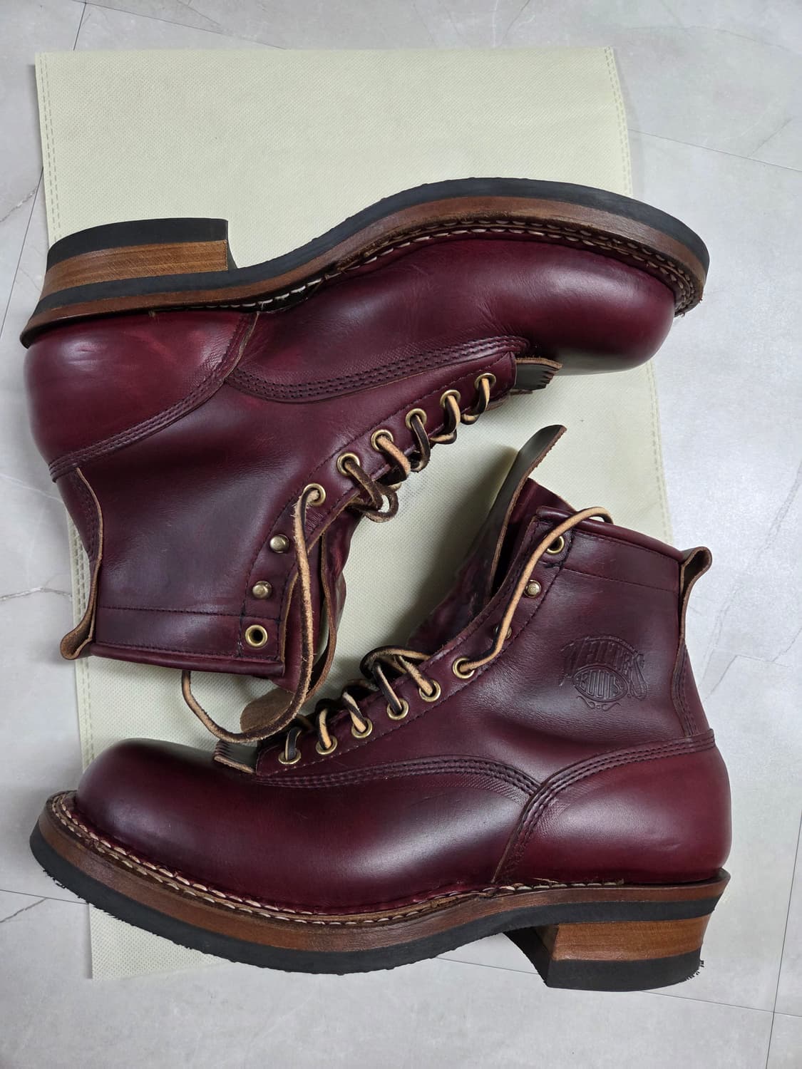 화이츠부츠 스모크점퍼 버건디 색상 9E  상품이미지5