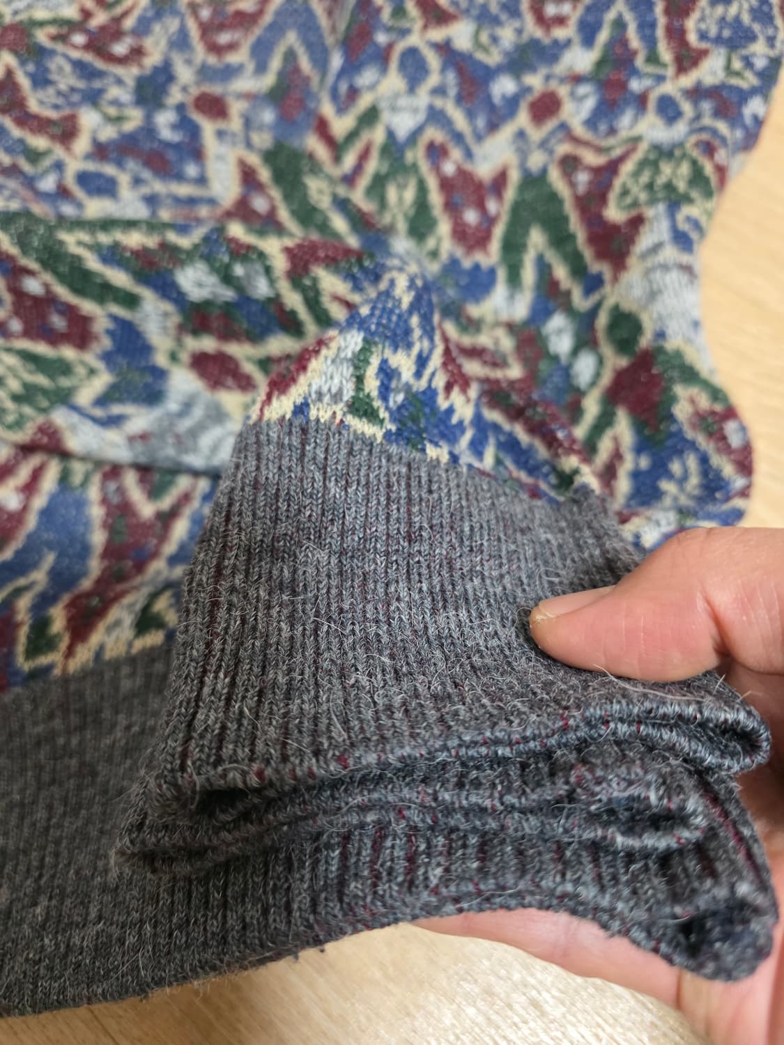 블랙 미쏘니 스포츠 빈티지 울 니트 상품이미지5