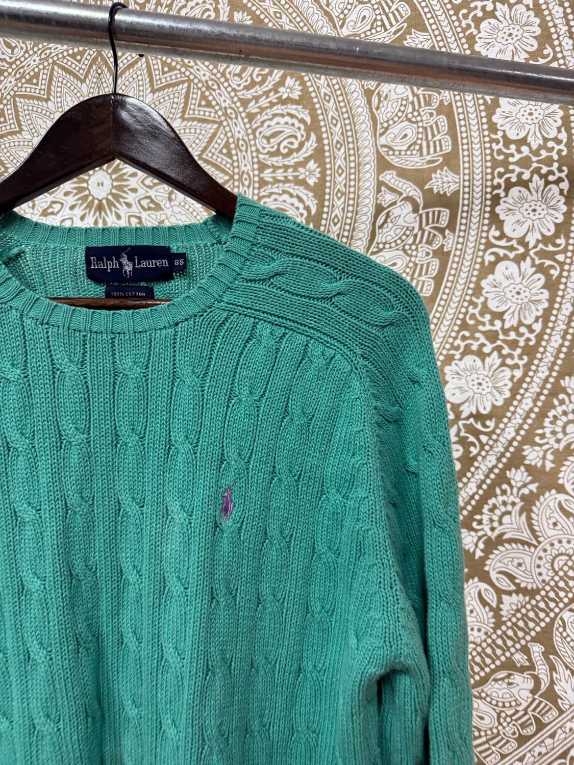 폴로 랄프로렌 민트 케이블 니트  상품이미지4