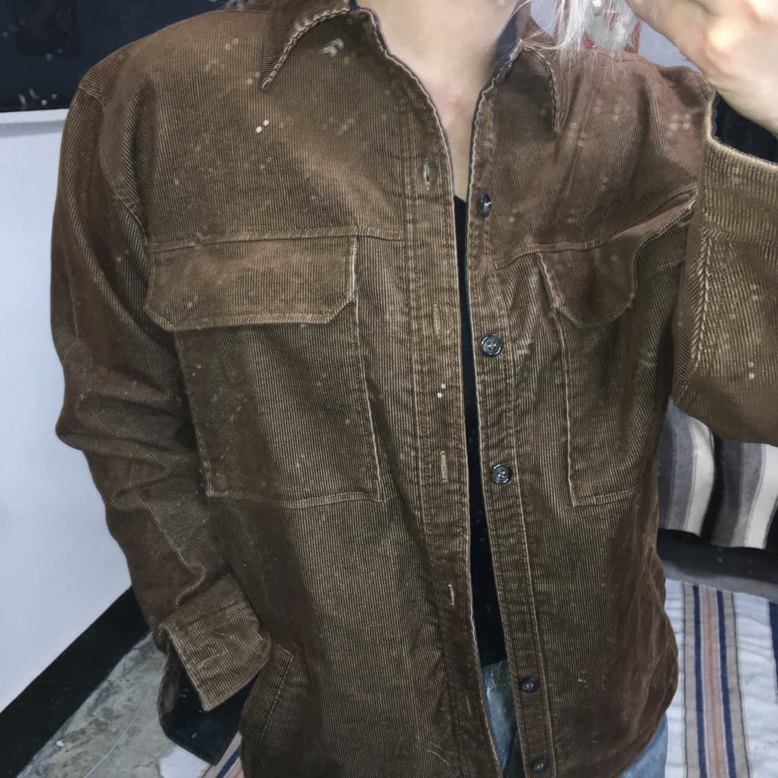 투티/0283 mr.junko 코듀로이 브라운 자켓 일본 빈티지 상품이미지2