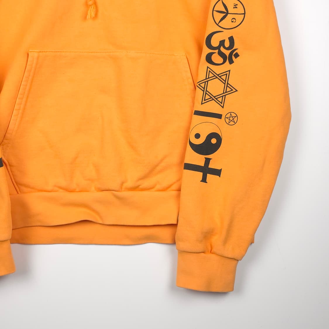 미스터그린 라이프스토어 코튼 후드티 오렌지 (L) 상품이미지2