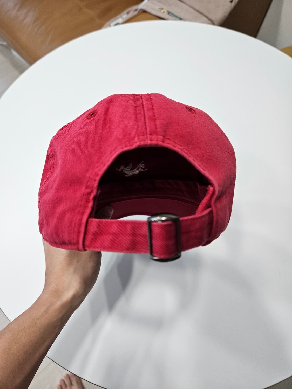 올드아크테릭스 엠브로이더리 볼캡 워싱레드 상품이미지3