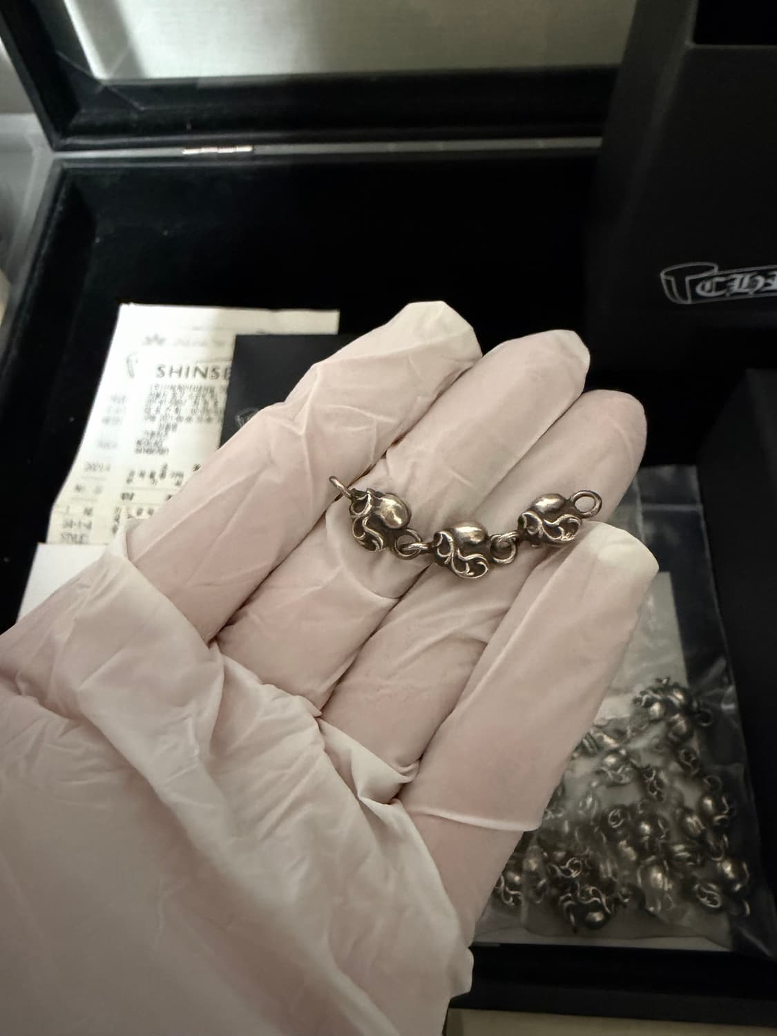 (맨아코)신세계 본점 크롬하츠 하트링크 목걸이 20인치 풀구성 상품이미지6