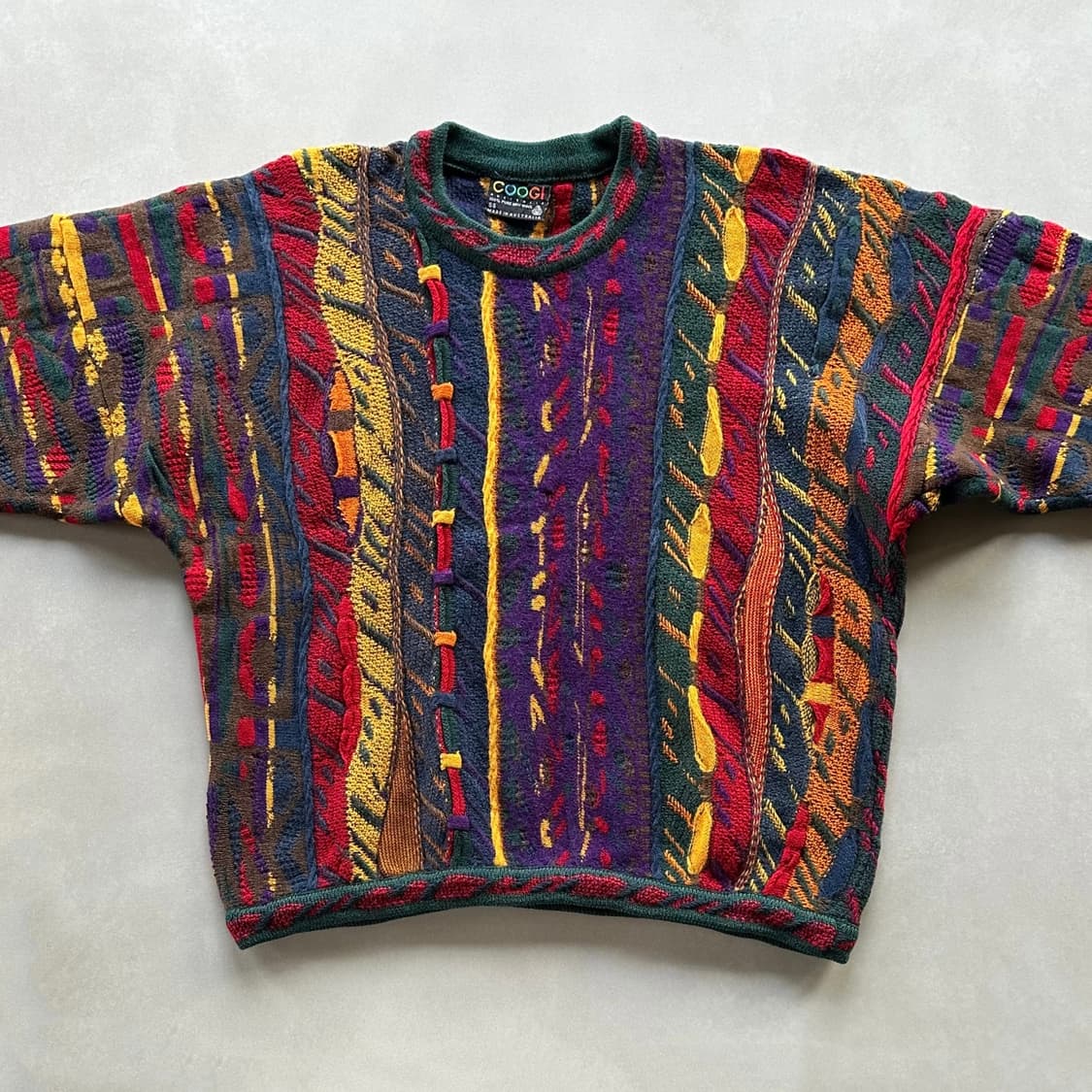 [S-M]쿠지 COOGI 케이블 니트 스웨터 상품이미지6