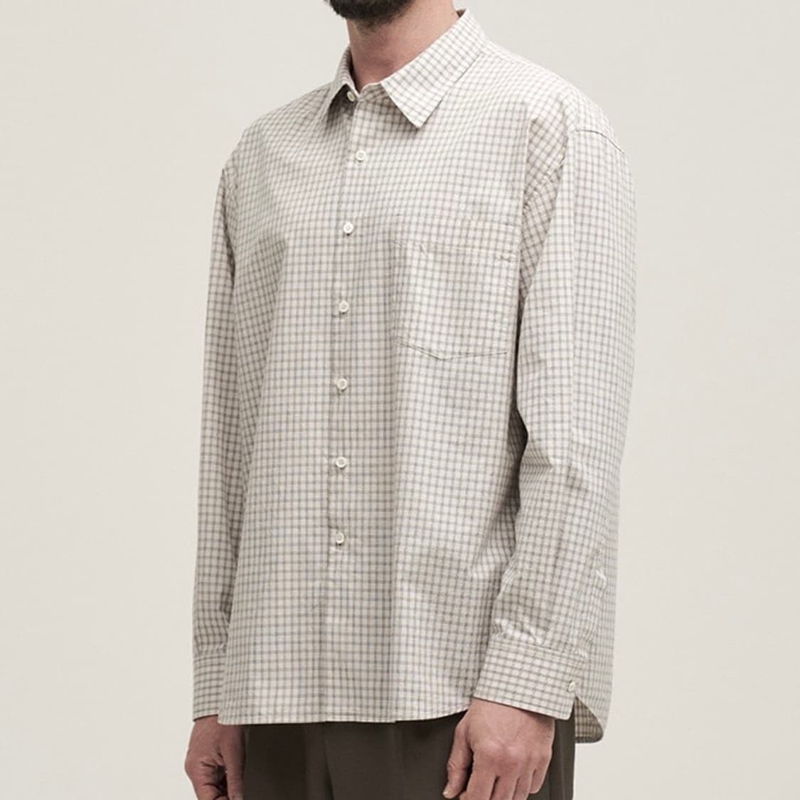 어나더오피스 오디너리 체크 셔츠 상품이미지8