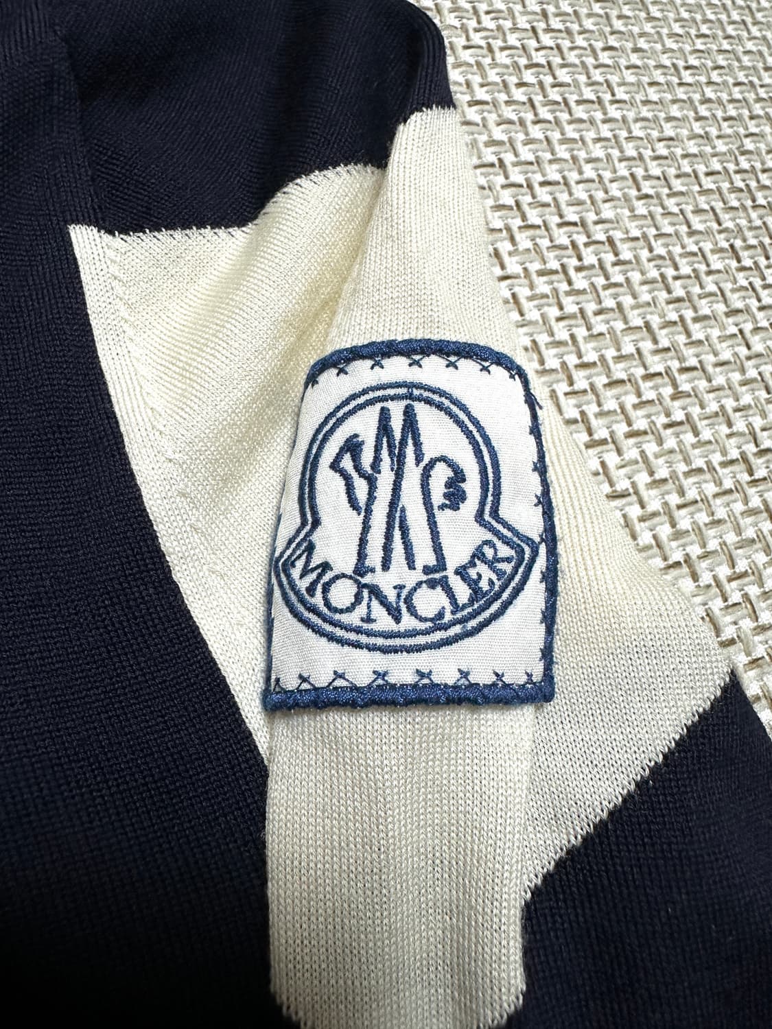 [M/백화점판] 몽클레어 감마블루 네이비 울 가디건 상품이미지2