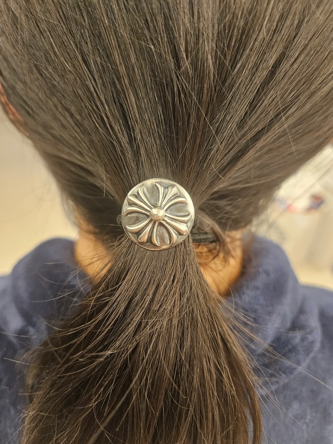 크롬하츠 머리끈 단추 비니단추 옷리폼 925실버 상품이미지2