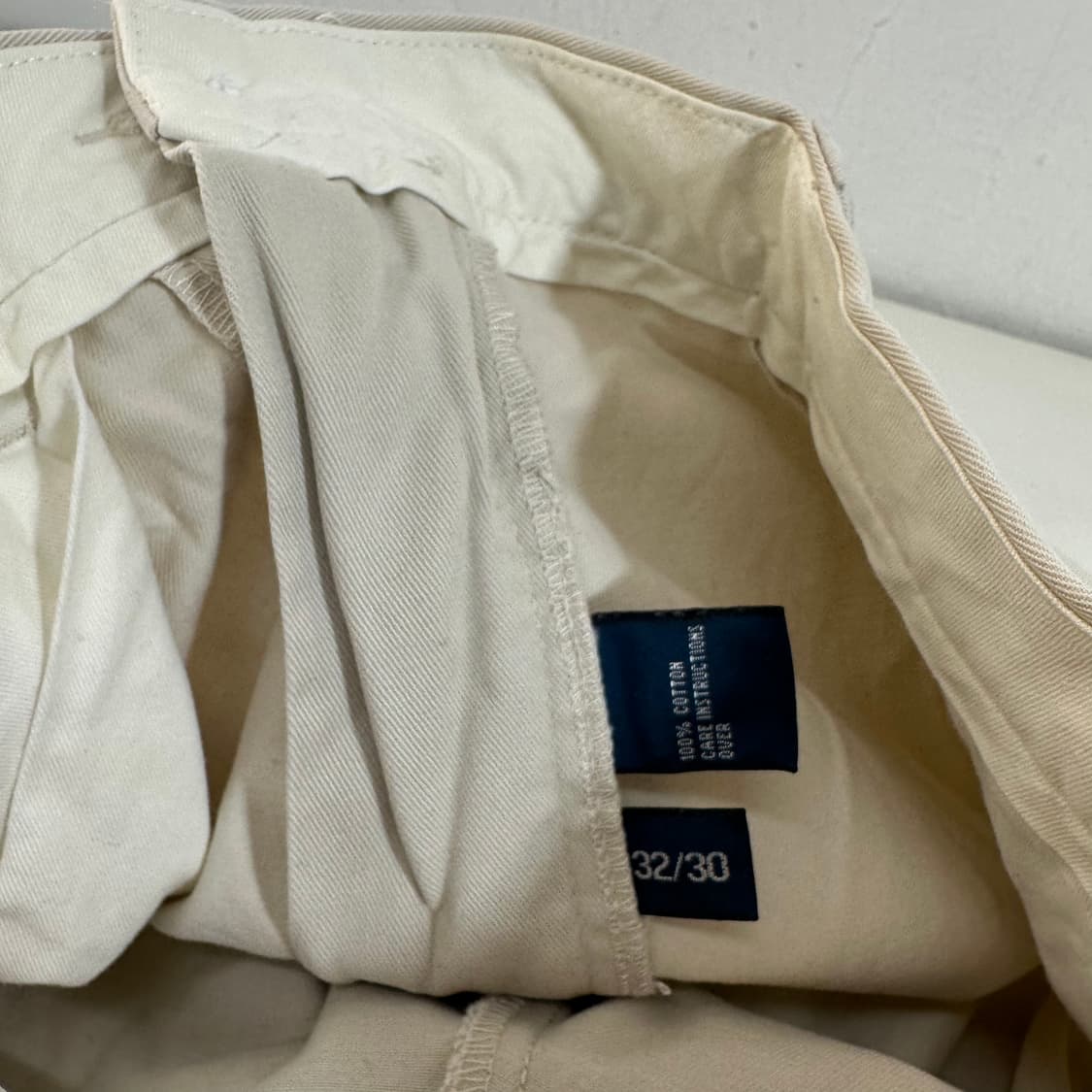 XL 32-33 폴로랄프로렌 라이트베이지 테이퍼드핏 투턱 치노팬츠 상품이미지7