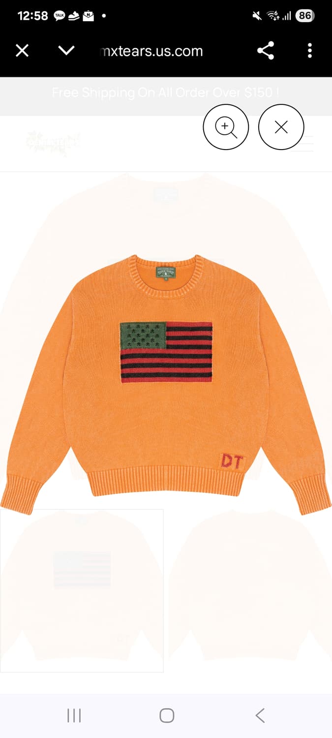데님티어스 1619 Pan African Flag Knitted 스웨터 상품이미지1
