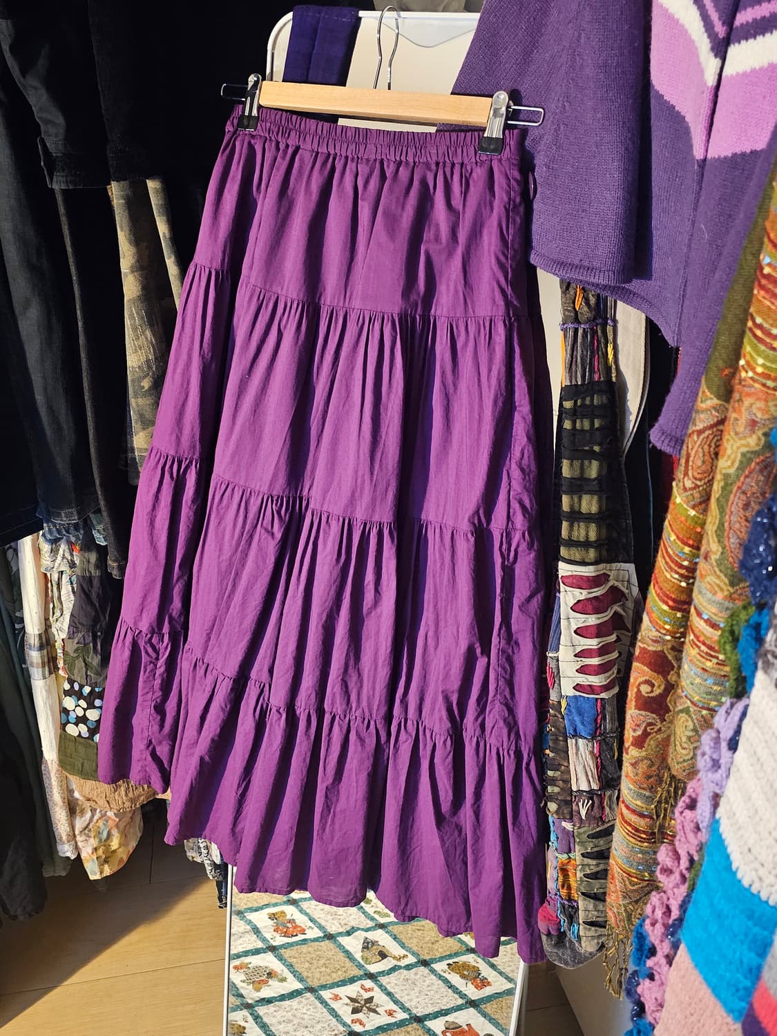 자색고구마 롱스커트 상품이미지1